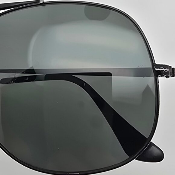 Ray-Ban RB3561 002/58 General Black Frame Polarized G-15 Lens Aviator Sunglasses - Picture 13 of 16